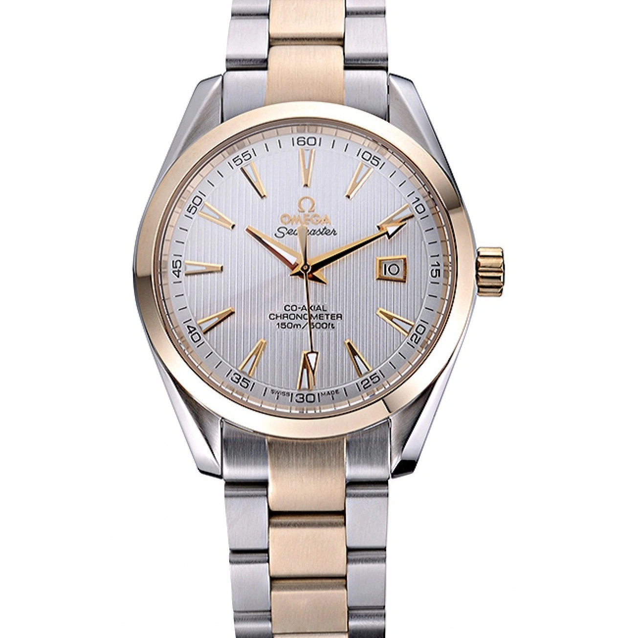 1028 Omega Seamaster White Dial Two Tone 622167
